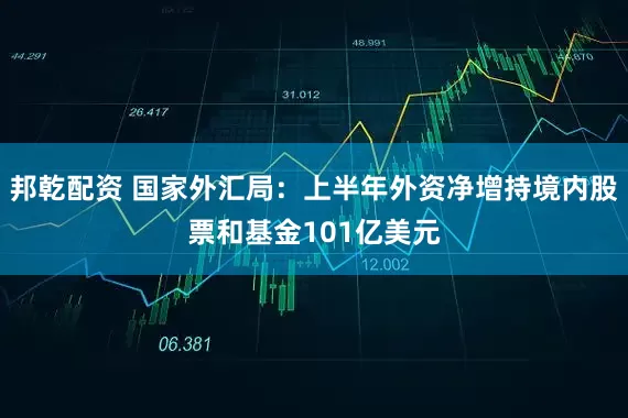 邦乾配资 国家外汇局：上半年外资净增持境内股票和基金101亿美元